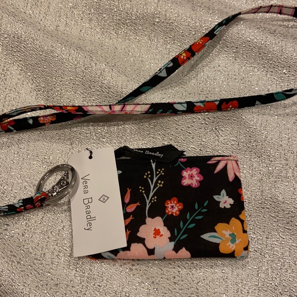 Vera Bradley NWT Zip ID and Lanyard